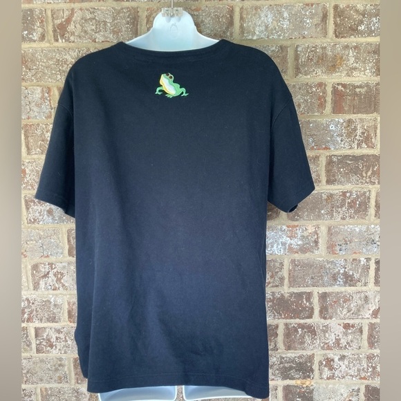 Vintage Bechamel Embroidered Tree Frog Tee Womens Size Large Petite  Top - Picture 7 of 12